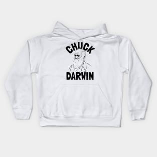 Charles Darwin Evolutionary Biologist / Scientist Portrait Kids Hoodie